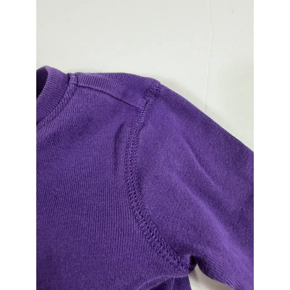 Primary Solid Purple Zip One-Piece Sleeper Pajamas Size 12–18 Months